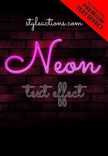 Neon Text Effect 21995 Styleactions