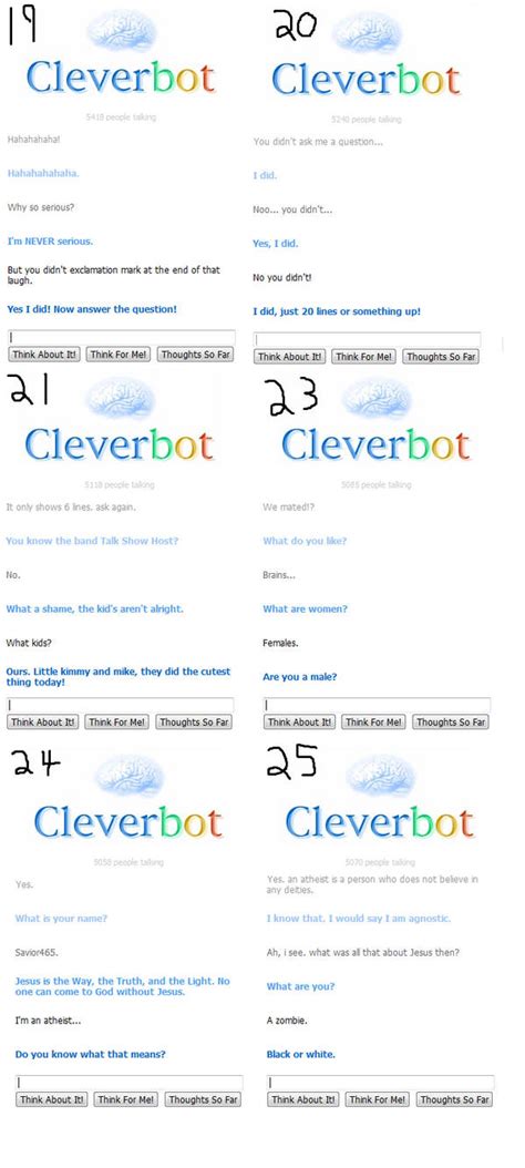 Cleverbot Conversation Part 4 By Savior465 On Deviantart