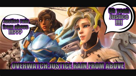 Overwatchjustice Rains From Above Mercy And Pharah Youtube