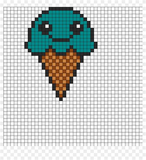 Pixel Art Ice Cream Easy Ezzeyn