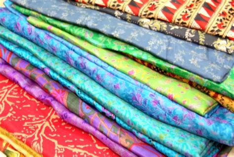 Sari Silk Fabric Silk Sari Fabric for Silk Saree Ribbon or