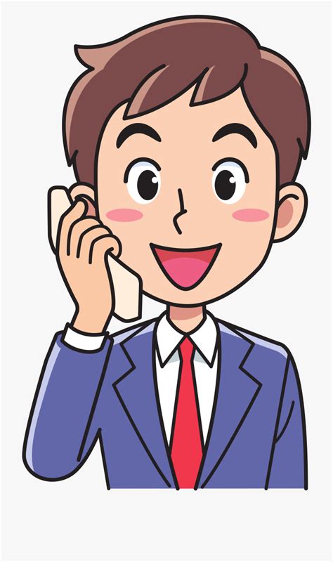 Calling Cartoon Download This Free Vector About Cartoon Satisfied