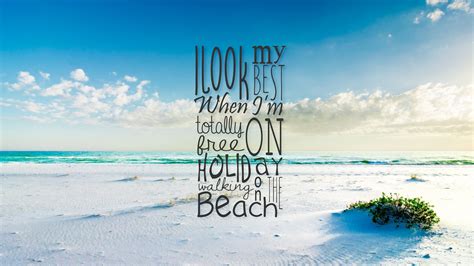 Wallpaper Quote Sea Water Shore Sand Sky Beach Typography