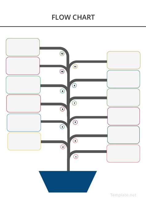 Blank Flow Chart Template In Microsoft Word
