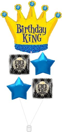 Balloon Birthday King Bouquet Simply Love Boutique Party Supplies