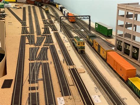 Working On The Shippensburg Classification Yard Model Railroad