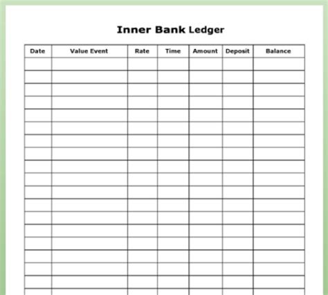 Mental Bank Free Ledger And More Your Financial Freedom Journey
