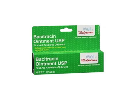 Walgreens Bacitracin Ointment Usp 1 Oz Ingredients And