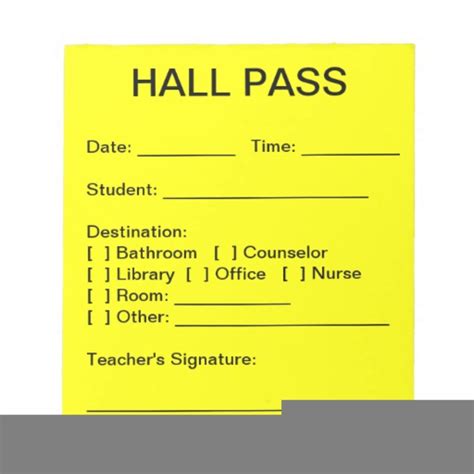 Hall Pass Clipart Free Images At Vector Clip Art Online Royalty Free And Public Domain