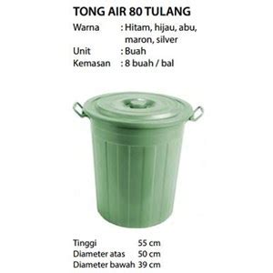 Tangki excel terbuat dari bahan plastik pe (poly etilene). Jual Tong Air 80Liter Harga Murah Jakarta oleh PT ASIA MAS ...