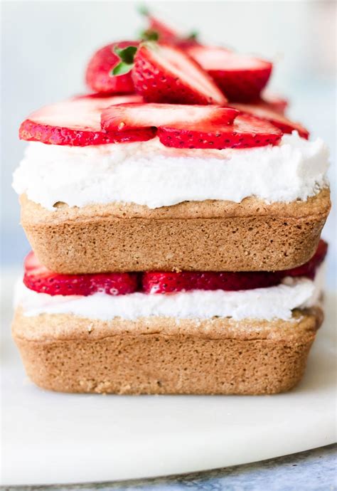 Vegan Gluten Free Strawberry Shortcake Cake Refined Sugar