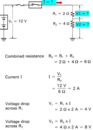 How To Get Voltage Drop In A Series Parallel Circuit Wiring Diagram
