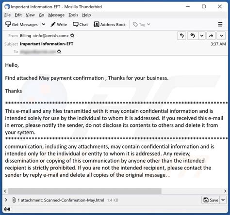 Payment Confirmation Email Scam Removal And Recovery Steps Updated