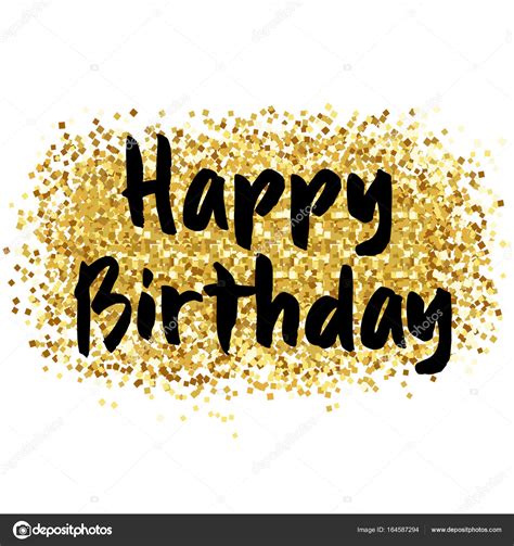 Happy birthday sparkling cards has a variety pictures that aligned to find out the most recent happy birthday sparkling cards pictures in here are posted and uploaded by adina porter for your. Gouden sparkles achtergrond Happy Birthday — Stockvector ...