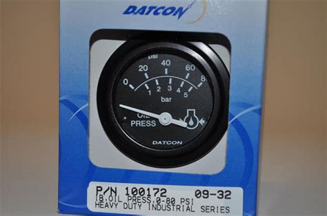 Datcon Oil Press Gauge 100172