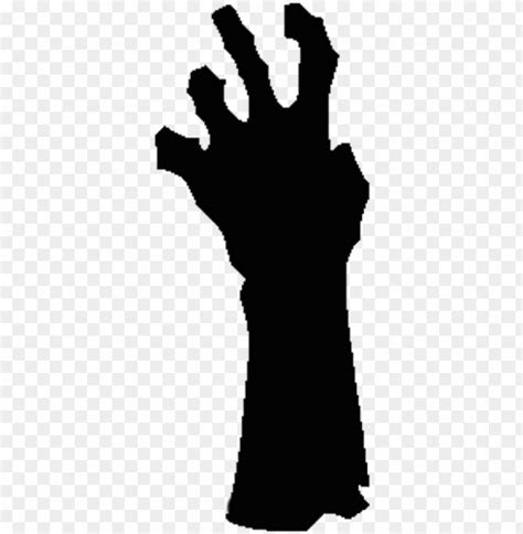 Hand Left Png The Zombie Hands Silhouette Png Image With Transparent