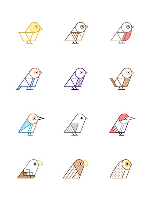 24 Draw A Bird Using Shapes Hasnaharmaya