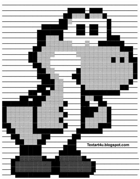 Enter there the numeric alt code of symbol you want to make. Yoshi Text Art For Facebook | Cool ASCII Text Art 4 U