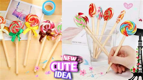 Diy Pencil Decoration Ideas Easy Candy Pencil Topper Art And Craft