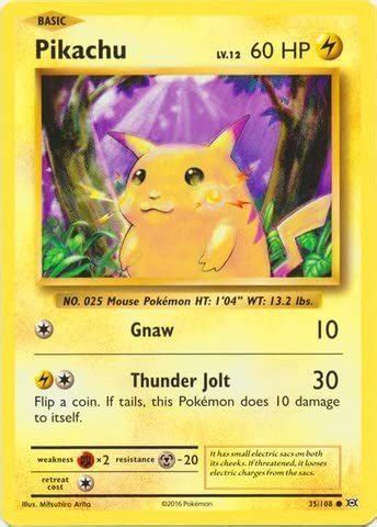 Pikachu Carta Pok Mon Original Tcg Cartas Comunes Cuotas Sin Inter S