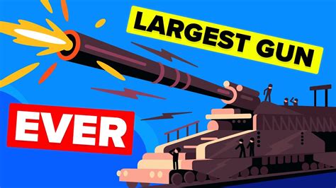 1350 Ton Gun Largest Artillery Gun Ever Youtube