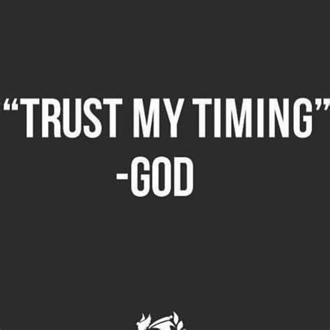 Trust My Timing