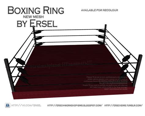 Sims 4 Cc Finds Erschsims Boxing Ring 24 Poses And Clothes