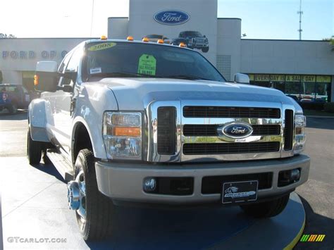 2008 Oxford White Ford F350 Super Duty King Ranch Crew Cab 4x4 Dually