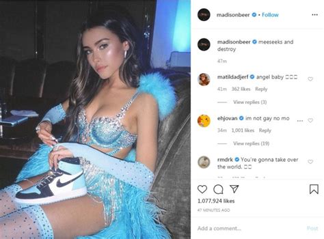 Justin Biebers Prodigy Poses In Blue Lingerie And Nike Sneakers