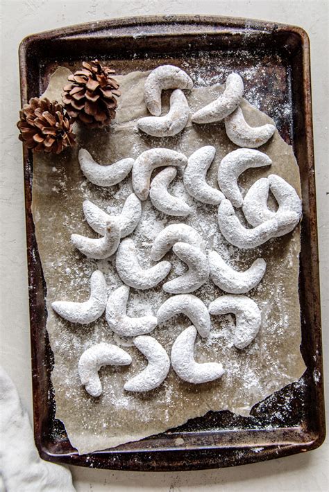 No christmas bakery selection would be complete without these little. Austrian Vanilla Crescent Cookies - Delight Fuel in 2020 | Crescent cookies, Delicious christmas ...