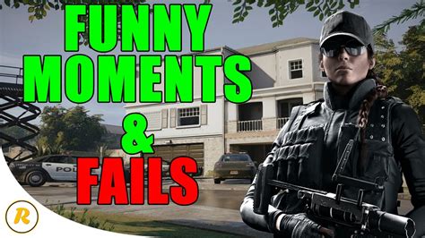 Funny Moments Fails And Clutches Rainbow Six Siege Youtube