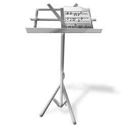 Music stand Icon | Orchestra Iconset | Iconshock