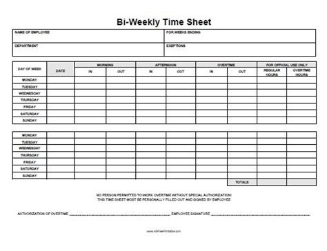 printable time sheets timesheet template templates printable