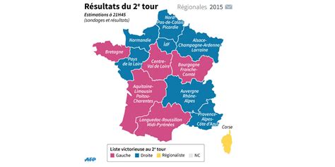 6 et 13 décembre 2015. Régionales 2015 : tous les résultats du second tour