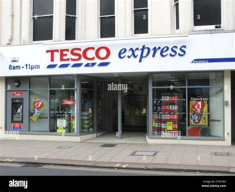 Tesco Express Food Retail Shop Worthing West Sussex Uk Stock Photo Alamy