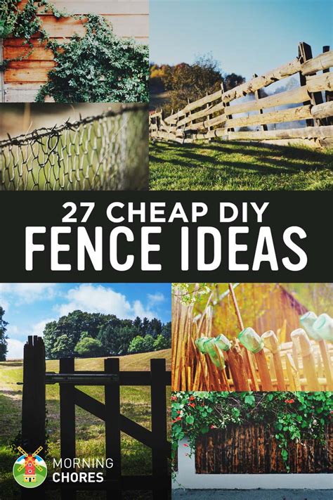 27 Cheap Diy Fence Ideas For Your Garden Privacy Or Perimeter