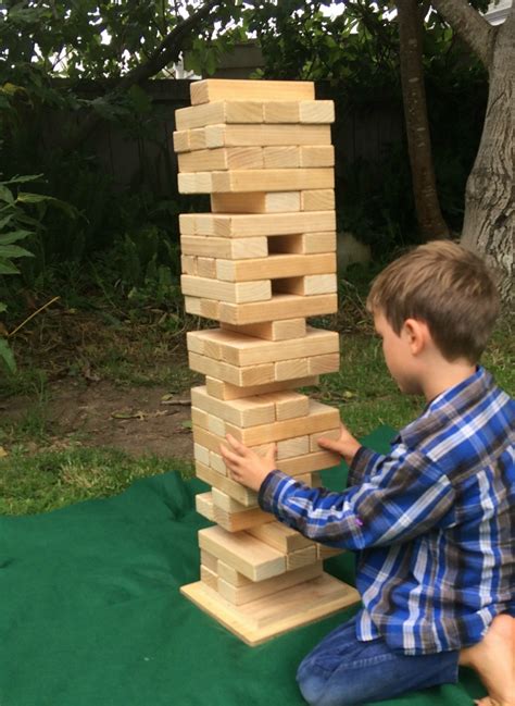 Jenga is probably the most popular dexterity game in the whole world. Giant Jenga Lawn Game | Felt