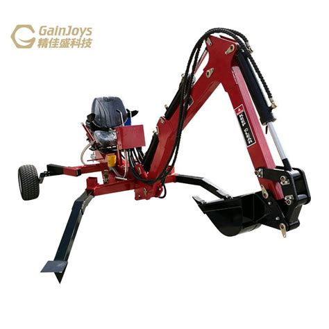 Gainjoys 3 Point Hitch 9hp 13hp 15hp Towable Backhoe Mini Diesel Small