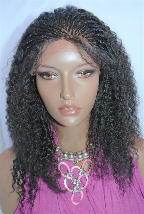 Human Hair Hand Braided Full Lace And Lace Front Wigs For