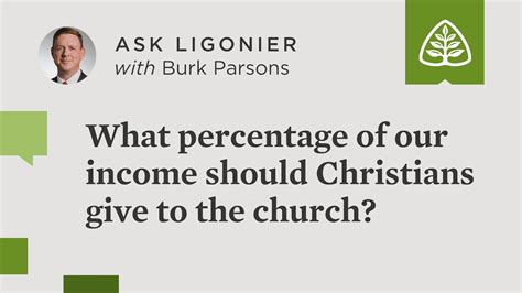 What Percentage Of Our Income Should Christians Give To The Church