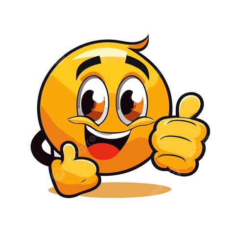 Thumbs Up Emoji Png Vector Psd And Clipart With Transparent