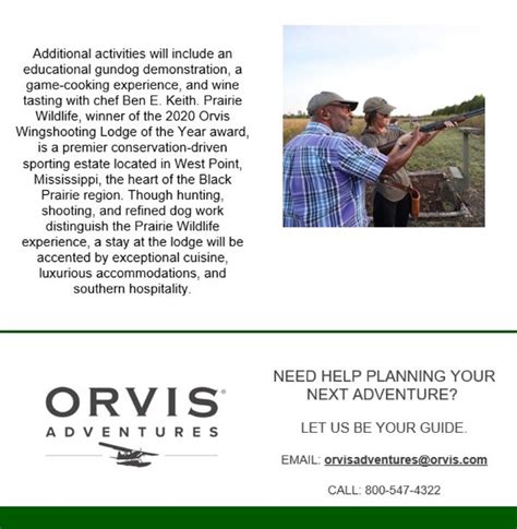 Orvis Adventures And Syren