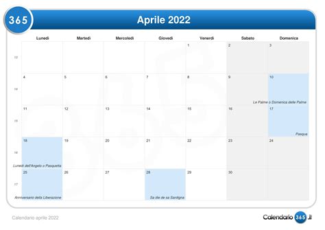Calendario 2022 Para Colocar Foto E Imprimir Aprile Calendario Reverasite
