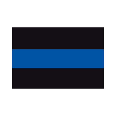 Thin Blue Line Flag Reflective Decals Fire Safety Decals