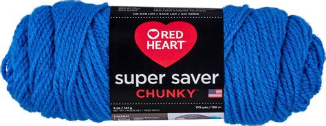 Red Heart Super Saver Chunky Yarn Blue