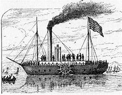 Image result for Robert Fulton's "North River Steam Boat"