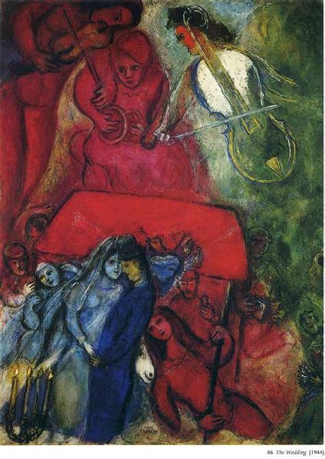 The Wedding 1944 Marc Chagall