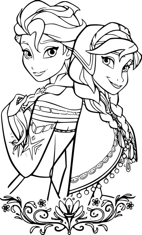 Elsa Et Anna Coloriage Impressionnant Photos Coloriage Elsa Et Anna à