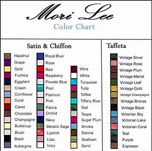 Image Result For Mori Lee Colour Swatch Chart Vintage Rose Gold Rose