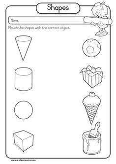Kids will enjoy learning shapes with these preschool worksheets at kidslearningstation.com. shapes worksheets for kindergarten - Google Search ...